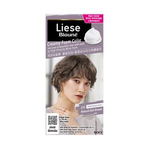 Liese Blaune Creamy Foam Color – Natural Ash Brown 108ml