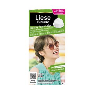 Liese Blaune Creamy Foam Color – Natural Matt Ash 108ml