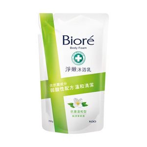 Biore淨嫩沐浴乳 抗菌溫和型 純淨茉莉香 700g (補充包)