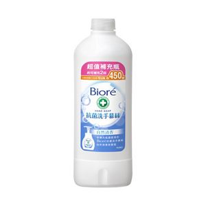 Biore抗菌洗手慕絲 自然清香 補充瓶 450ml