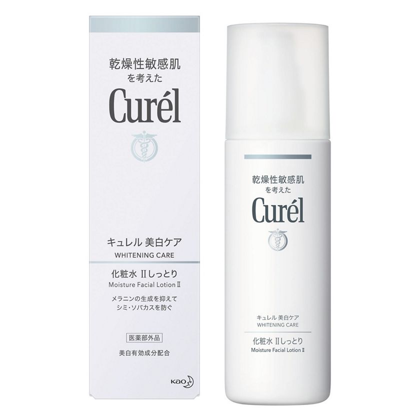 花王台灣 產品資訊 Curel潤浸美白保濕化粧水ii 輕潤型 140ml