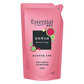 Essential 逸萱秀 柔亮零毛燥洗髮乳補充包 550ml