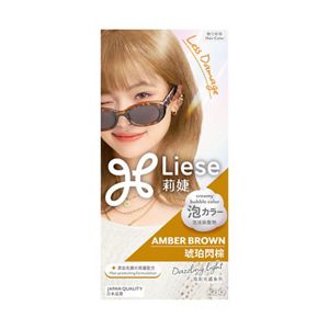 LIESE【莉婕】泡沫染髮劑 炫彩光感系列 琥珀閃棕