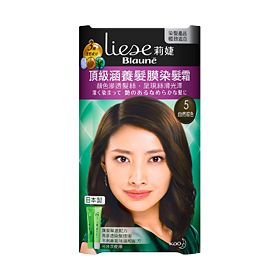 LIESE【莉婕】莉婕頂級涵養髮膜染髮霜 5自然棕色