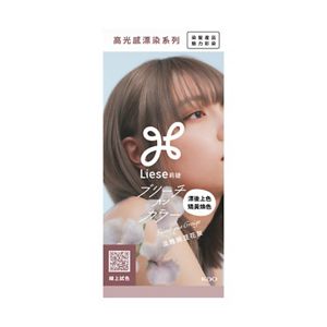 LIESE【莉婕】高光感漂染系列 泡沫染髮劑 淡雅碗豆花灰