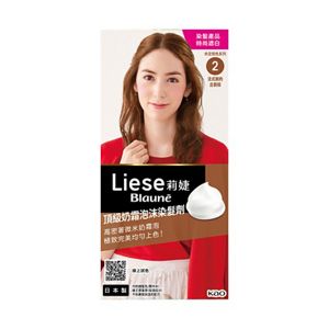 LIESE【莉婕】頂級奶霜泡沫染髮劑 2 法式婉約古銅棕