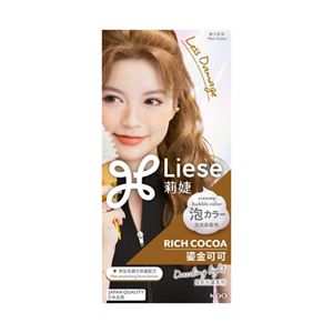LIESE【莉婕】泡沫染髮劑 炫彩光感系列 鎏金可可