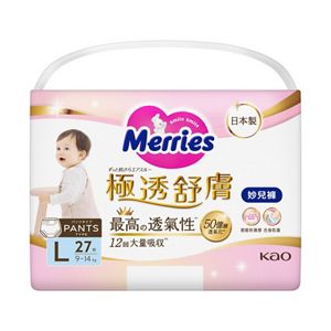 妙而舒 極透舒膚妙兒褲 L size 27片