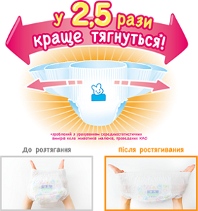 У 2.5 рази краще тягнуться*!
