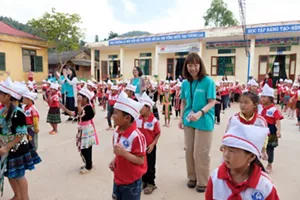 Hoạt động chung tại sân trường