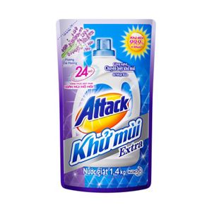Nước Giặt Attack Khử Mùi Extra - Hương Oải Hương