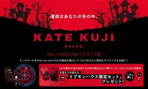 リプモンハウス限定セットが当たる「KATE KUJI」開催中！ My Kao MallにてKATE商品を1決済で3,000円（税込）以上ご購入でKATE KUJIを1枚配布。