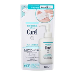 キュレル　潤浸保湿　乳液ケアメイク落とし　つめかえ用　１８０ｍｌ