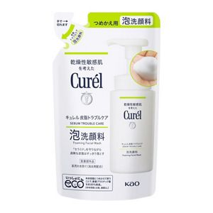 キュレル　皮脂トラブルケア泡洗顔料　つめかえ用