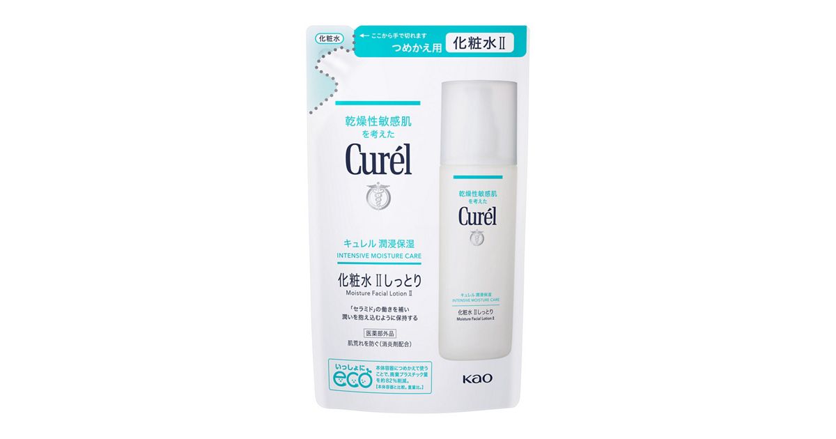 キュレル 潤浸保湿 化粧水 Ⅱしっとり つめかえ用 130ml | 花王 