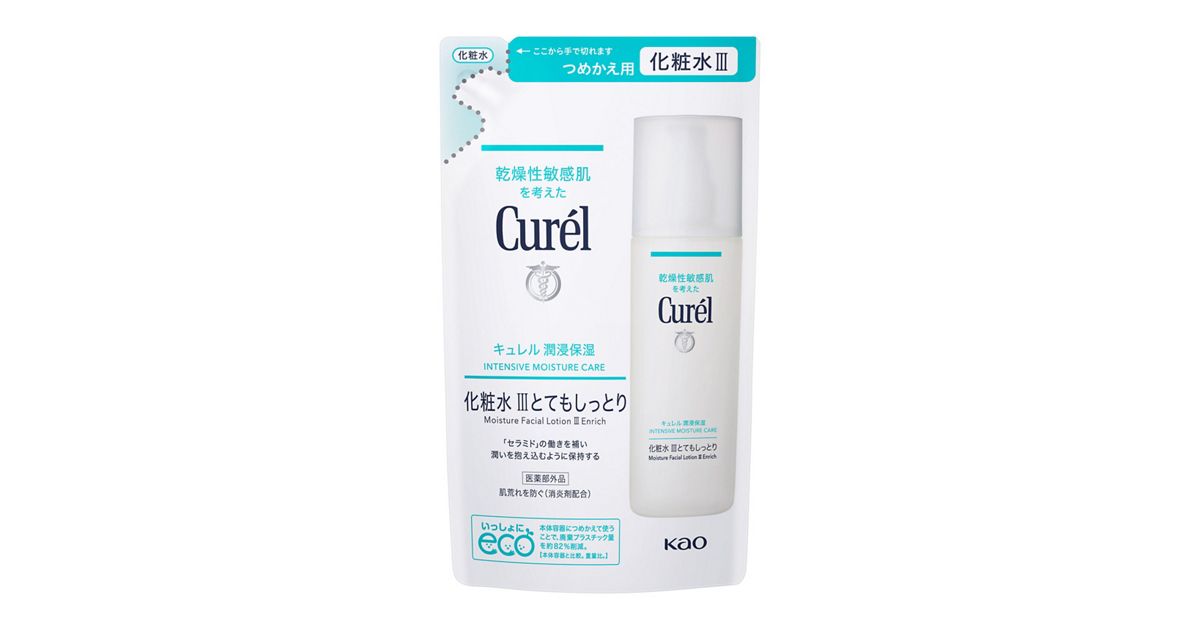 キュレル 潤浸保湿 化粧水 Ⅲとてもしっとり つめかえ用 130ml 