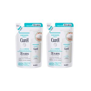 【2個セット】キュレル　潤浸保湿　泡洗顔料　つめかえ用　１３０ｍｌ２個セット(大サイズつめかえ用)