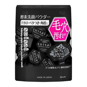 ブラック　パウダーウォッシュ　で　毎日つるすべセット（脂性肌向け）