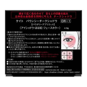 ケイト　バウンシーチークシャドウ　ＯＲ－１