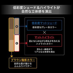 ケイト　デザイニングアイブロウ３Ｄ（デュアルコントゥアカラー）　ＥＸ－４