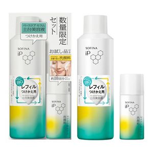 ソフィーナ　ｉＰ　ベースケア　セラム＜土台美容液＞　レフィル１８０Ｇ　＋　マイクロ泡セラム洗顔料ミニセット
