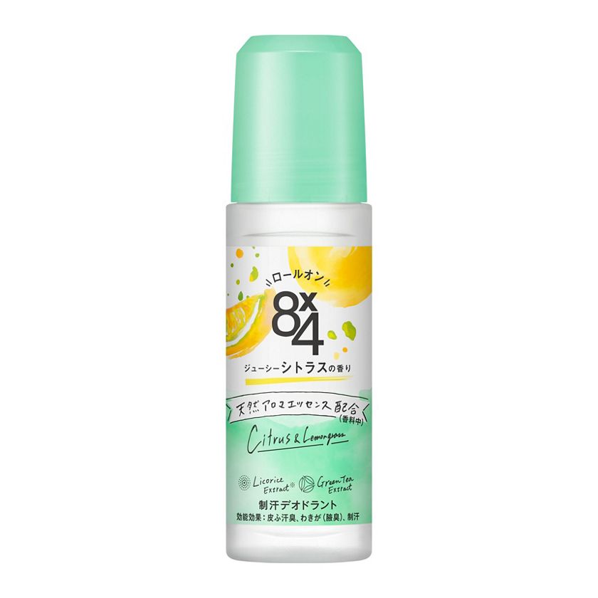 8x4 ロールオン ジューシーシトラスの香り 45ml | 花王公式通販 