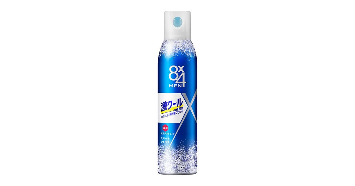 8x4 メン 激クールデオドラントスプレー スマートシトラス 135g 