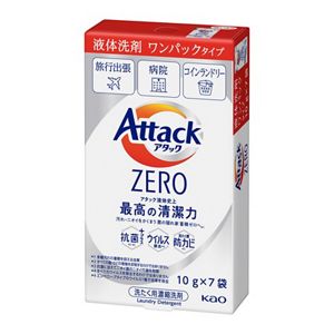 7袋 アタックZERO つめかえ 114回 1140g 抗菌 ウイルス 防カビ - 洗濯洗剤