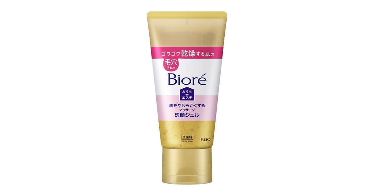 ビオレ おうちdeエステ 肌をやわらかくするマッサージ洗顔ジェル 