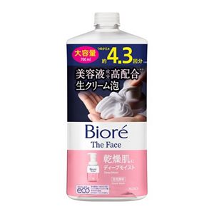 ビオレ　ザフェイス　泡洗顔料　ディープモイスト　つめかえ用　大容量