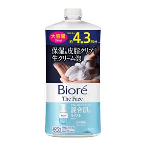 ビオレ　ザフェイス　泡洗顔料　モイスト　つめかえ用　大容量