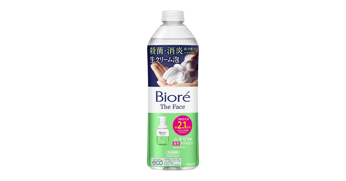 ビオレ ザフェイス 泡洗顔料 アクネケア つめかえ用 | 花王公式通販 