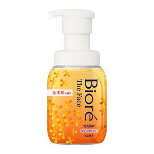 ビオレ　ザフェイス　泡洗顔料　ディープモイスト　金木犀の香り　本体　２００ｍｌ