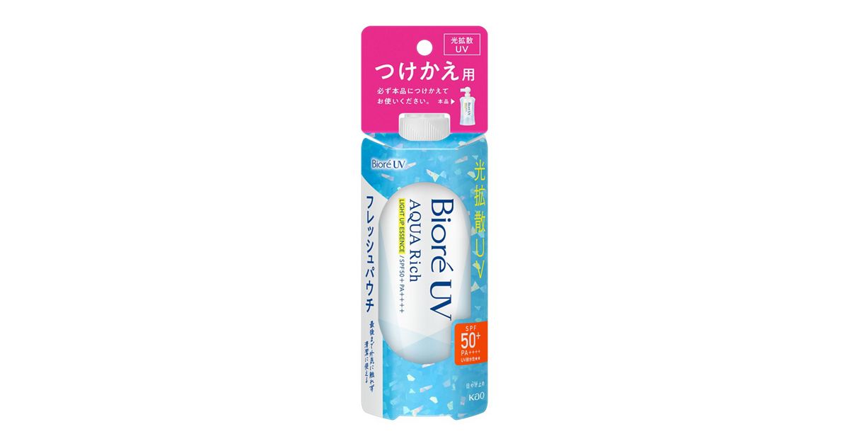 ビオレ UV アクアリッチ ライトアップエッセンス フレッシュパウチ 