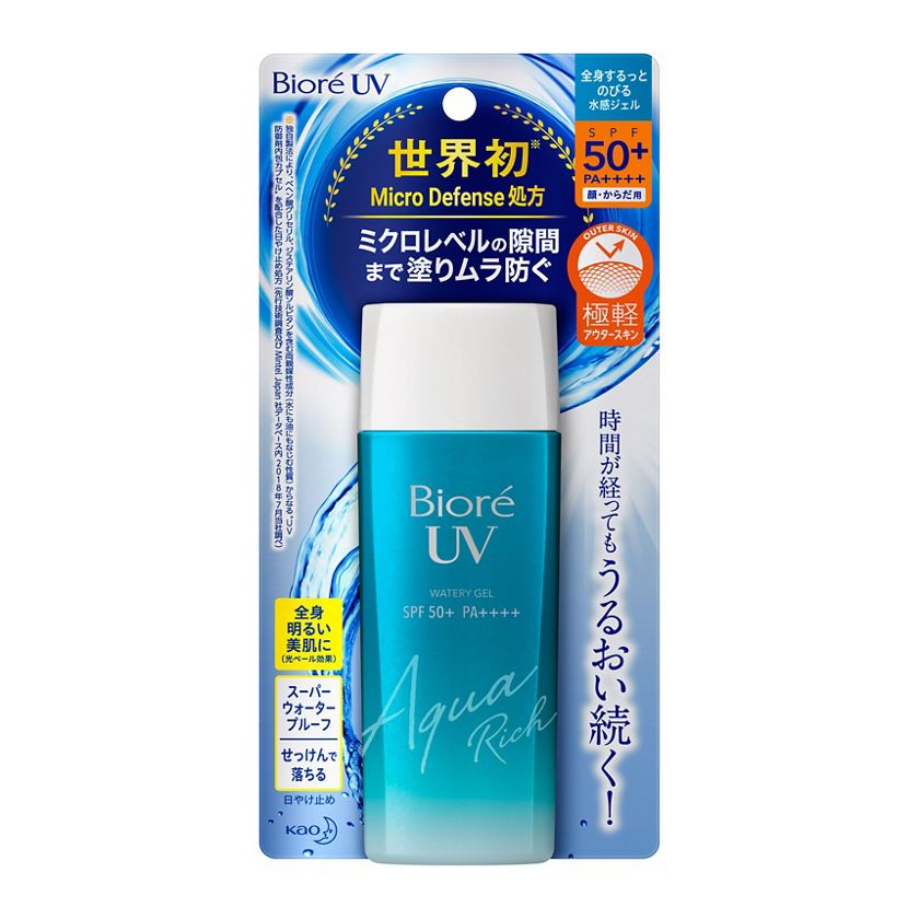 ビオレ UV アクアリッチ ウォータリージェル | 花王公式通販 【My 
