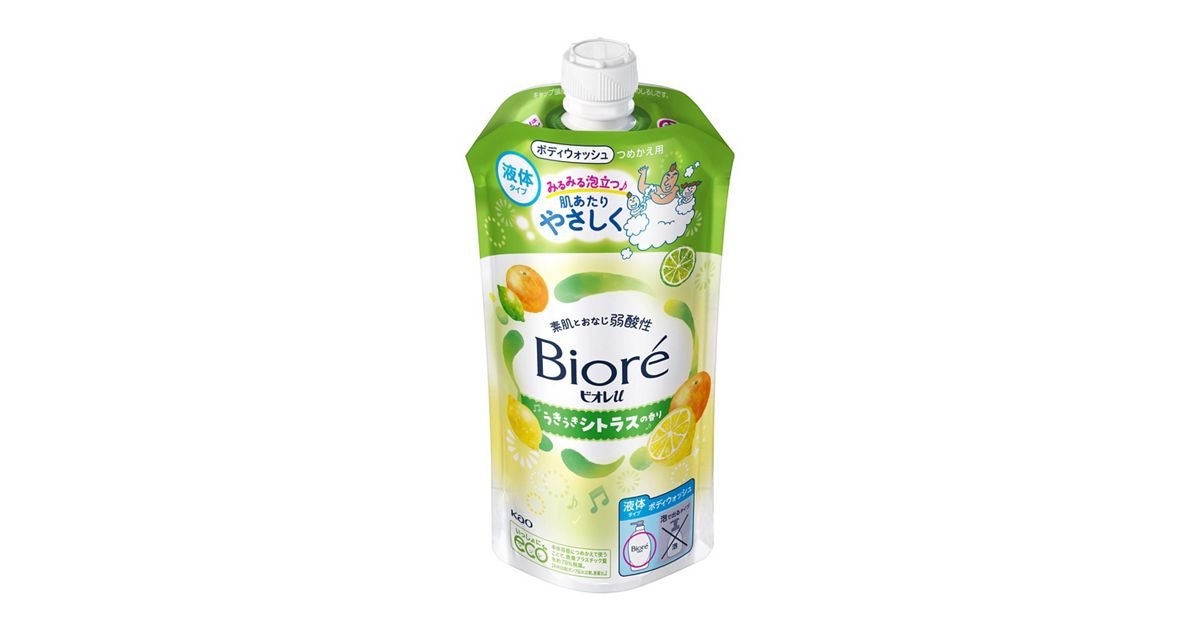 ビオレu うきうきシトラスの香り つめかえ用 320ml | 花王公式 