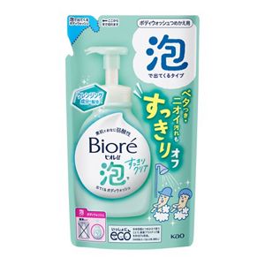 ビオレｕ泡で出てくるボディウォッシュすっきり替え　４８０ｍｌ
