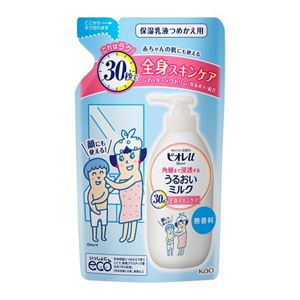 ビオレｕ　角層まで浸透する　うるおいミルク　無香料　つめかえ用２５０ｍｌ