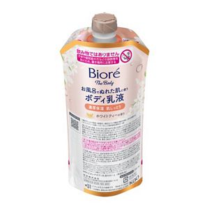 ビオレ　ザ　ボディ　お風呂でぬれた肌に使うボディ乳液　肌しっとり　ホワイトティーの香り　つりさげパック　２８５ｍｌ