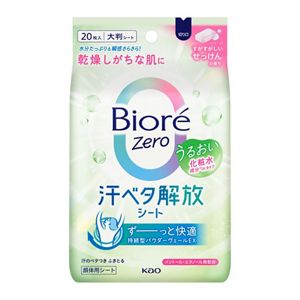 ビオレＺｅｒｏシート　うるおい化粧水成分ｉｎタイプ　すがすがしいせっけんの香り