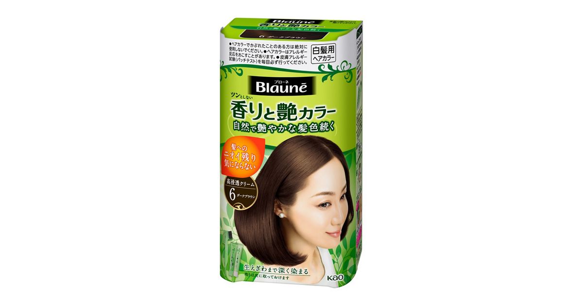 ブローネ 香りと艶カラー クリーム 6 ダークブラウン | 花王公式通販 