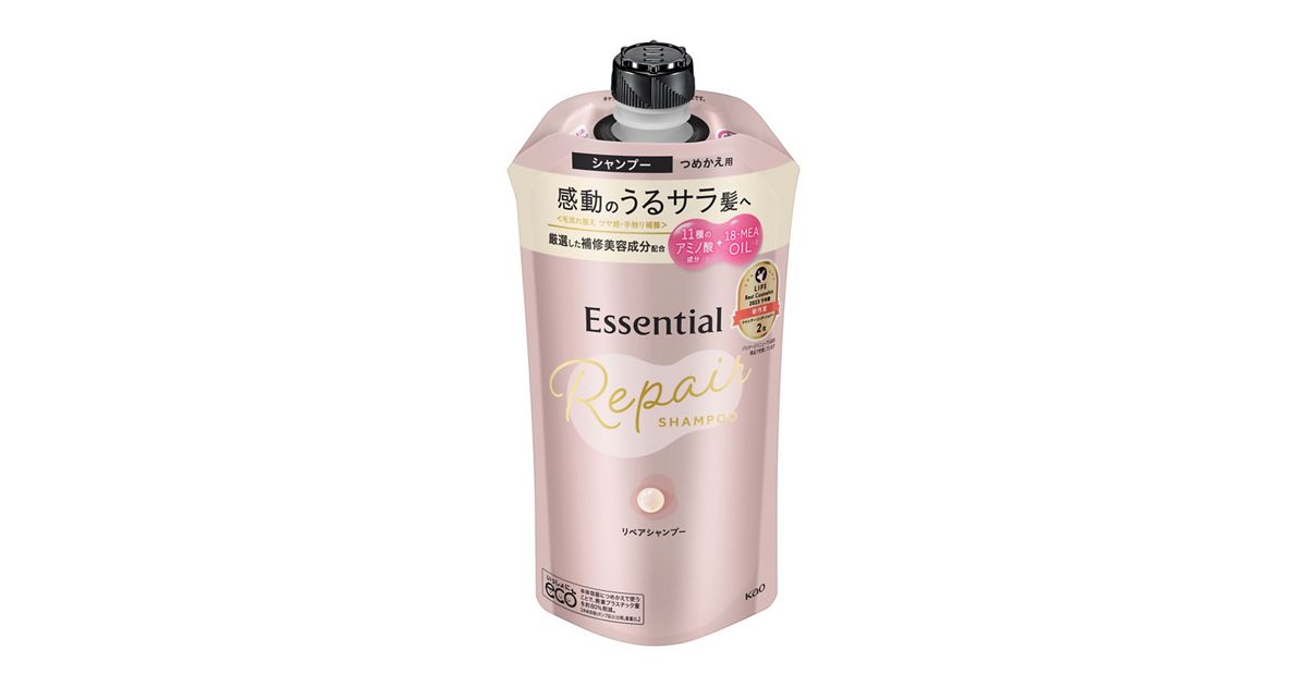 エッセンシャル リペアシャンプー つめかえ用 340ml | 花王公式 