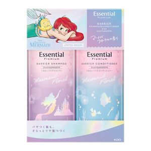 エッセンシャル　プレミアム　バリアシルキー＆スムースポンプセット　アリエルデザイン・マーメイドフローラルの香り　９００ｍｌ