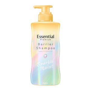 エッセンシャル　プレミアム　うるおいバリアシャンプー　スパークルモイスト　ポンプ　４３０ｍｌ