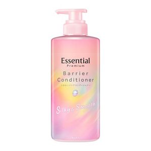 エッセンシャル　プレミアム　うるおいバリアコンディショナー　シルキー＆スムース　ポンプ　４５０ｍｌ