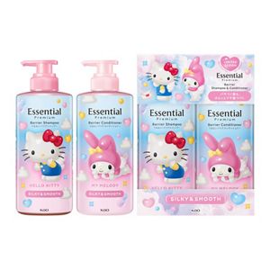エッセンシャル　プレミアム　バリアシルキー＆スムースポンプセット　サンリオ企画品　９００ｍｌ