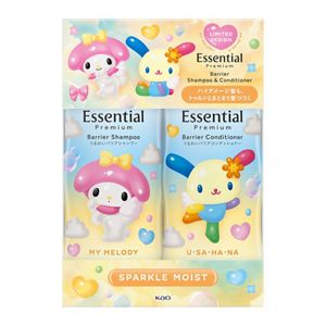 エッセンシャル　プレミアム　バリアスパークルモイストポンプセット　サンリオデザイン　８６０ｍｌ