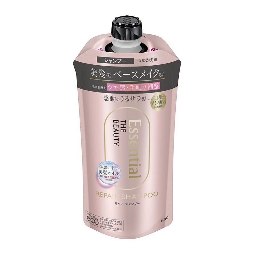 エッセンシャル リペアシャンプー つめかえ用 340ml | 花王公式 