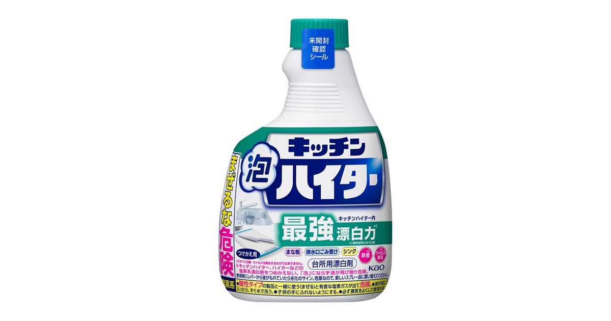 キッチン泡ハイター つけかえ用 400ml | 花王公式通販 【My Kao 
