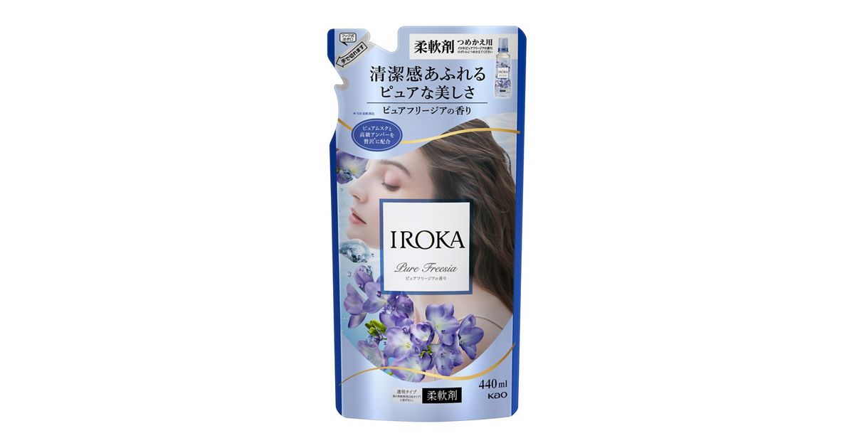 イロカ ドレス 白く IROKA 12個 フレアフレグランス 本体6本詰め替え6袋